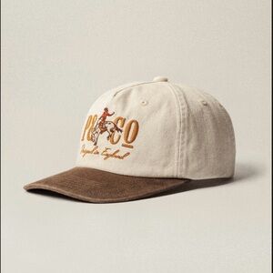 P&CO et Two-Tone Baseball Cap in Cream & Brown